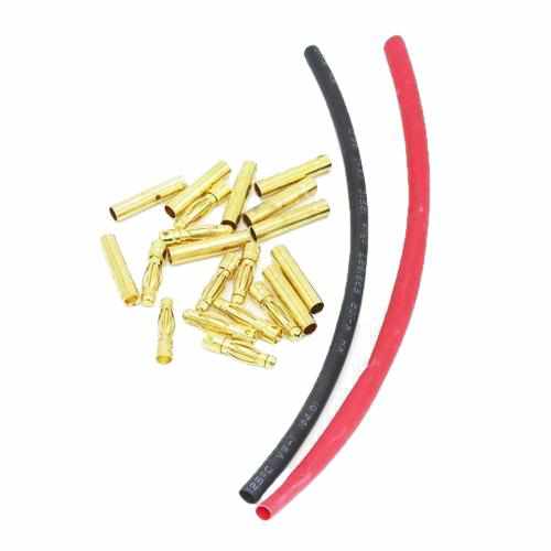 10 Pairs 2.0mm 3.0mm 3.5mm 4.0mm Gold Plated Bullet Banana Plugs Male Female Connector Cables Drones Xpress 2mm