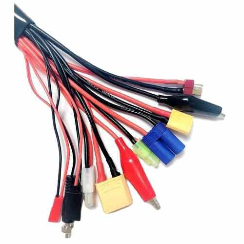 10 in 1 Charging Adapter 4.0MM Banana Connector to DEANS XT60 XT90 EC5 JST Cables Drones Xpress 1 piece