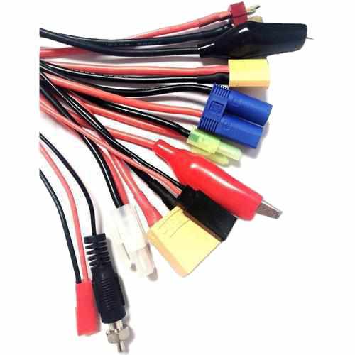 10 in 1 Charging Adapter 4.0MM Banana Connector to DEANS XT60 XT90 EC5 JST Cables Drones Xpress 1 piece
