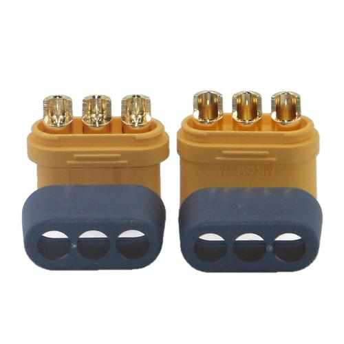 10 x Amass MR60 Plug w/Protector Cover 3.5mm 3 core Connector Cables Drones Xpress