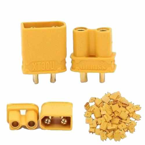 100pcs Amass XT30U 2mm Antiskid Plug Connector Cables Drones Xpress