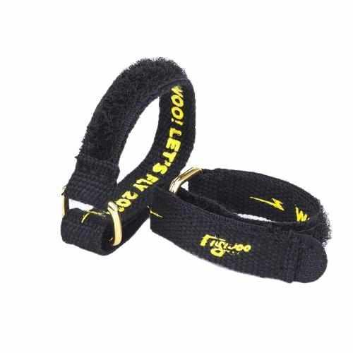 10PCS FLYWOO Kevlar Battery Strap / Metal Buckle Accessories Drones Xpress leather 15x180mm