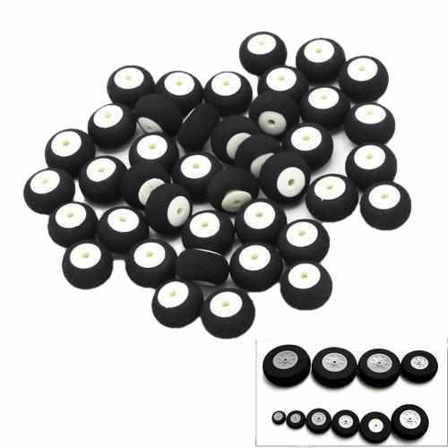 10pcs 16mm 20mm 30mm 40mm 50mm 55mm 65mm 75mm 85mm Airplane Sponge Wheels Parts Drones Xpress 30MM