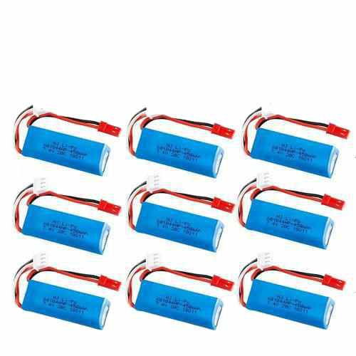 10pcs 2S 7.4V 450mAh 20C Lipo Battery Batteries Drones Xpress