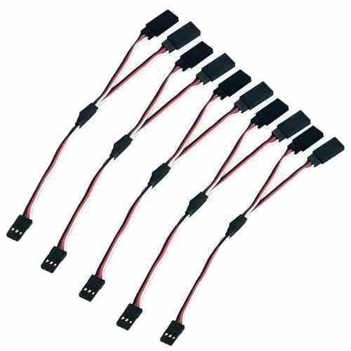 10pcs 300mm 500mm FPV Servo Y Extension Cable Cables Drones Xpress 300mm