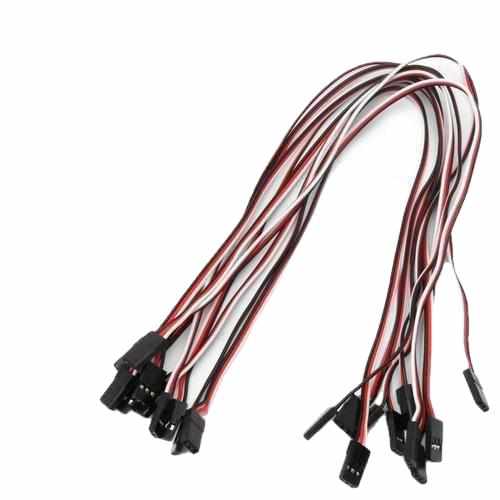 10pcs 50mm-300mm Male To Male Quadcopter Extension Servo Lead Cables Drones Xpress 100mm