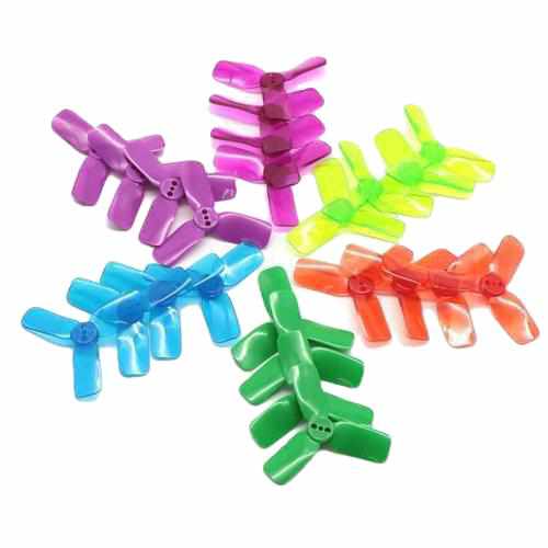 12Pairs 24PCS 2030 3-blade FPV Propeller Propellers Drones Xpress Transparent Green