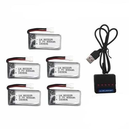 1S 3.7V 400mAh 25C Lipo Battery Batteries Drones Xpress