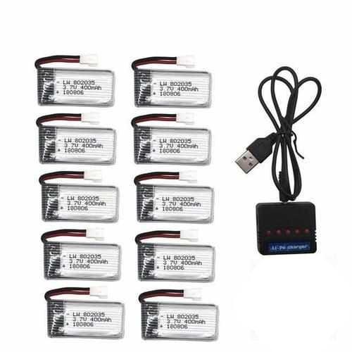 1S 3.7V 400mAh 30C Lipo Battery Batteries Drones Xpress 10pcs