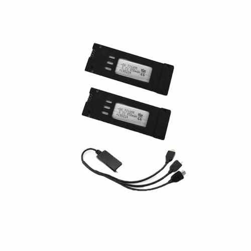 1S 3.7V 500mAh Lipo Battery Batteries Drones Xpress 2pcs 3in1 Cable