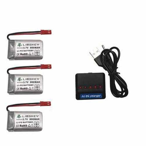 1S 3.7V 800mAh Lipo Battery with Charger Batteries Drones Xpress 4 batteries + charger