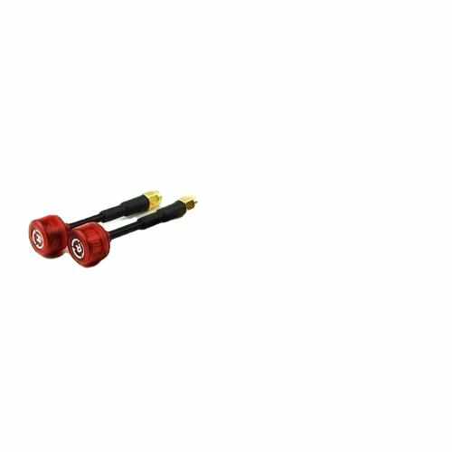1pair 2pcs Rush Cherry FPV 5.8G Antenna Antennas Drones Xpress Red SMA-JW
