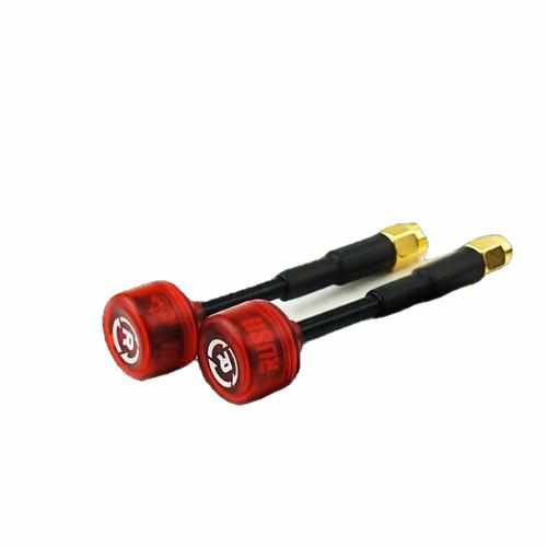 1pair 2pcs Rush Cherry FPV 5.8G Antenna Antennas Drones Xpress Red SMA-JW