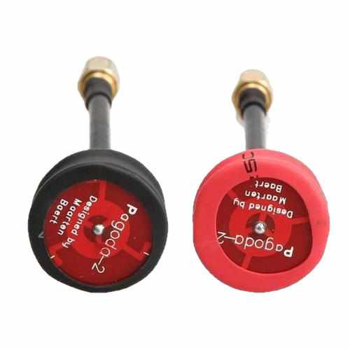 1pcs Pagoda 2 pagoda-2 5.8GHz FPV Antenna SMA / RP-SMA Plug Connector Antennas Drones Xpress Black SMA 50cm