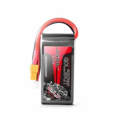 2 PCS GOLDBAT 14.8V Battery 1500mAh 4S Lipo Battery 100C XT60 Plug Batteries Drones Xpress