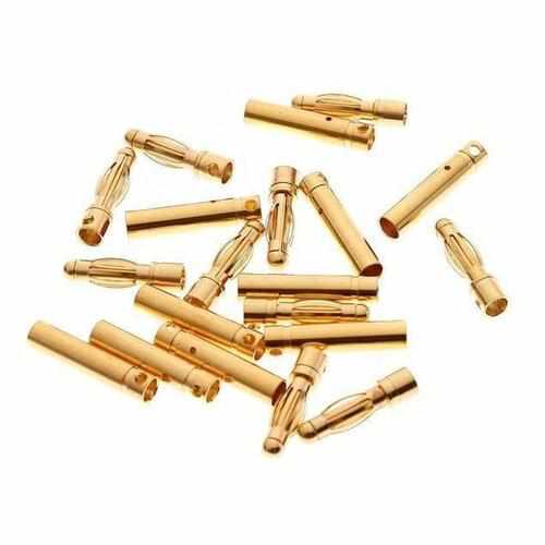 20pcs 4.0mm 4mm Gold Bullet Connector Cables Drones Xpress