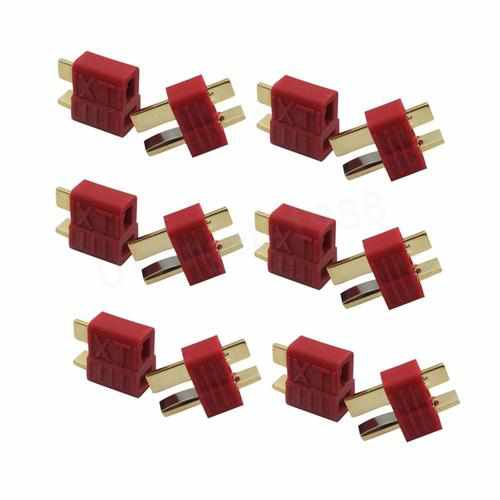 20pcs Anti-skidding Deans Plug T Style Connector Cables Drones Xpress