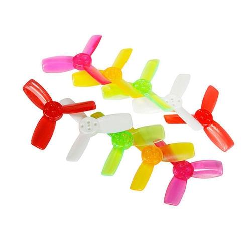 20pcs Kingkong 2345 58mm PC 3-blade Propeller 1.5mm Mounting Hole Propellers Drones Xpress Yellow