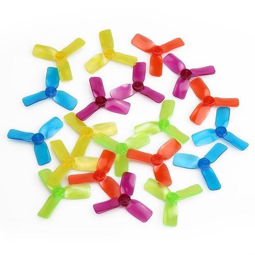20pcs RC 2030 1.5mm Hole 2 Inch 3 Blade Propeller Triblade Bullnose Prop Propellers Drones Xpress Multi