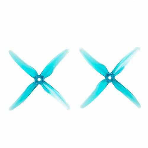 24pcs/12pairs GEMFAN 51455 Hurricane X 4-Blade Propeller Propellers Drones Xpress Purple