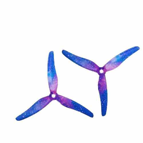 24pcs/12pairs Gemfan 51433 5inch 3 Blade Propeller Propellers Drones Xpress Orange