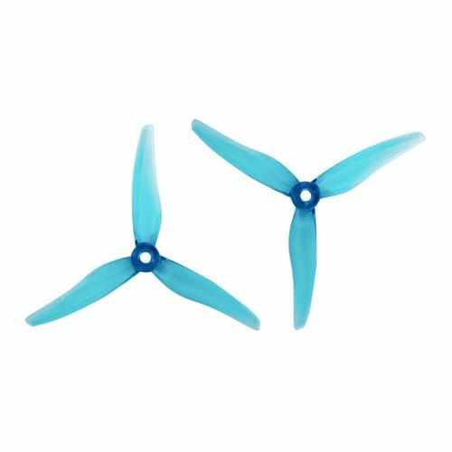24pcs/12pairs Gemfan Hurricane 51466 Tri-blade Propeller for 2306 2207 Motor Propellers Drones Xpress Black