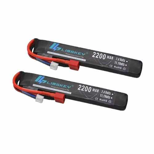 2PCS 2S 7.4V 2200mAh 30C Lipo Battery Batteries Drones Xpress Red in Round
