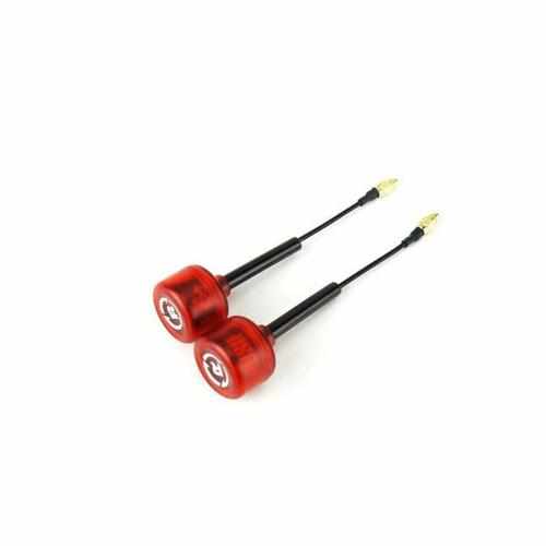 2PCS RUSH Cherry 1.2dBi 5.8Ghz Clear Red Antenna Antennas Drones Xpress RHCP SMA