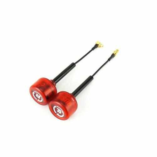 2PCS RUSH Cherry 1.2dBi 5.8Ghz Clear Red Antenna Antennas Drones Xpress RHCP SMA
