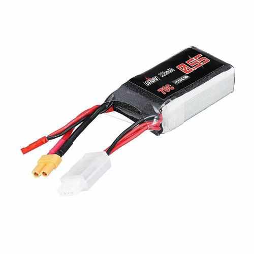 2Pcs URUAV 550mAh 70C Battery for Eachine Lizard95 Batteries Drones Xpress