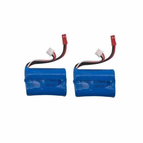 2S 7.4V 1100mAh 15C Lipo Battery Batteries Drones Xpress 2pcs + Cable