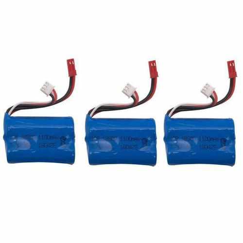 2S 7.4V 1100mAh 15C Lipo Battery Batteries Drones Xpress 2pcs + Cable