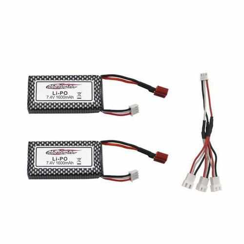 2S 7.4V 1600mAh 30C Lipo Battery Batteries Drones Xpress 3 battery and line