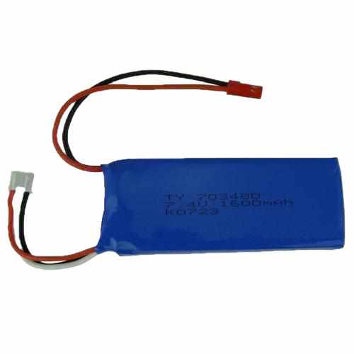 2S 7.4V 1600mAh Lipo Battery Batteries Drones Xpress