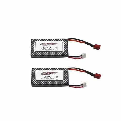 2S 7.4V 1600mAh Lipo Battery Charger Spare Parts Batteries Drones Xpress 3PCS