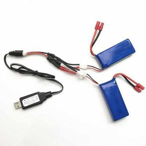 2S 7.4V 2500mAh 25C Lipo Battery Batteries Drones Xpress 7.4V 3 pc + Cable