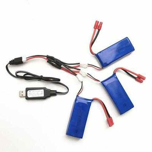 2S 7.4V 2500mAh 25C Lipo Battery Batteries Drones Xpress 7.4V 3 pc + Cable