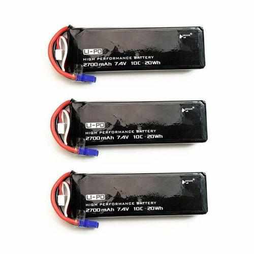 2S 7.4V 2700mAh 10C Lipo Battery Batteries Drones Xpress 1PC