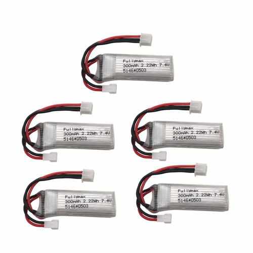 2S 7.4V 300mAh 30C Lipo Battery Batteries Drones Xpress 3pcs