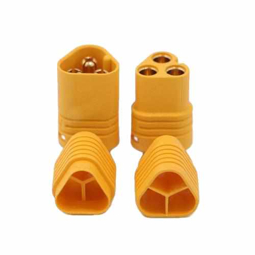 2pair AMASS MT60 3.5mm 3 pole Bullet Connector Plug Set Cables Drones Xpress
