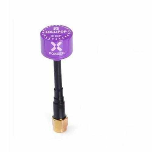 2pcs Foxeer Lollipop 3 V3 TX RX RHCP FPV Antenna Antennas Drones Xpress RED RPSMA
