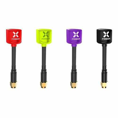 2pcs Foxeer Lollipop 3 V3 TX RX RHCP FPV Antenna Antennas Drones Xpress RED RPSMA