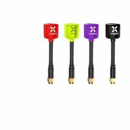 2pcs Foxeer Lollipop 3 V3 TX RX RHCP FPV Antenna Antennas Drones Xpress RED RPSMA