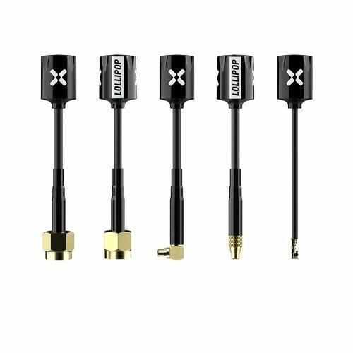2pcs Foxeer Micro Lollipop 5.8G 2.5DBi Omni RHCP FPV Antenna Antennas Drones Xpress 2PCS Black UFL