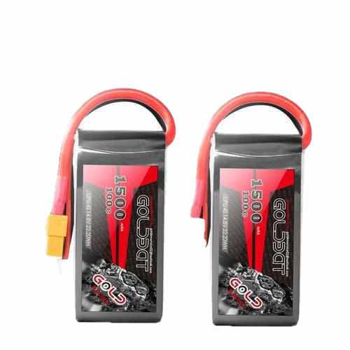 2units GOLDBAT 1500mah Lipo Battery 14.8v Batteries Drones Xpress