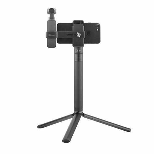 3 In 1 Extension Bar Rod Pole Phone Clip Holder Folding Tripod for DJI OSMO Pocket Accessories Drones Xpress