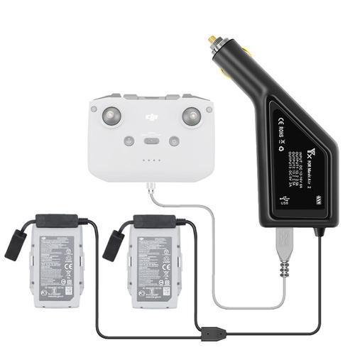 3 in 1 2Batteries / Remote Control Charging Hub for DJI Mavic Air 2 Drone Chargers Drones Xpress