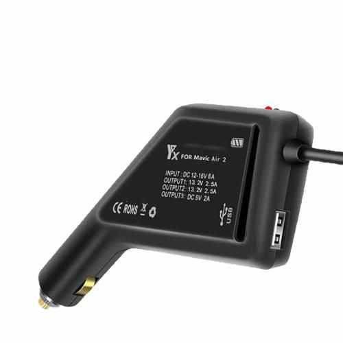 3 in 1 2Batteries / Remote Control Charging Hub for DJI Mavic Air 2 Drone Chargers Drones Xpress