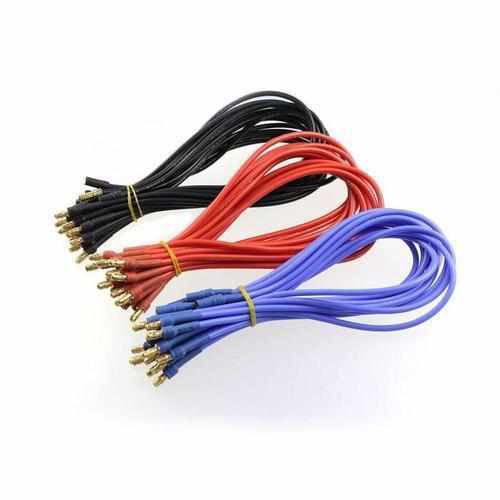 3PCS 10cm/20cm/30cm/40cm/50cm Amass 3.5mm Banana Connector Wire Cables Drones Xpress 40cm