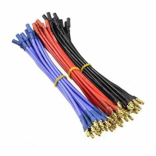 3PCS 10cm/20cm/30cm/40cm/50cm Amass 3.5mm Banana Connector Wire Cables Drones Xpress 40cm